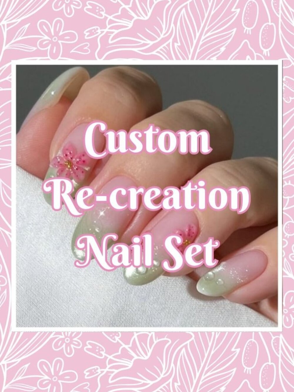 💅 Custom Re-Creation Press-On Nails (Made to Order)